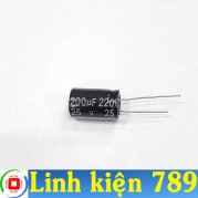  Tụ hóa 25V 2200uF 13x21mm